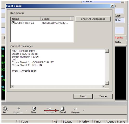 An Example of the Info Displayed in an Email Dialogue Box An Example of the Info Displayed in an Email Dialogue Box